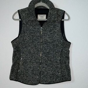 Abercrombie & Fitch Women's Gray Vest